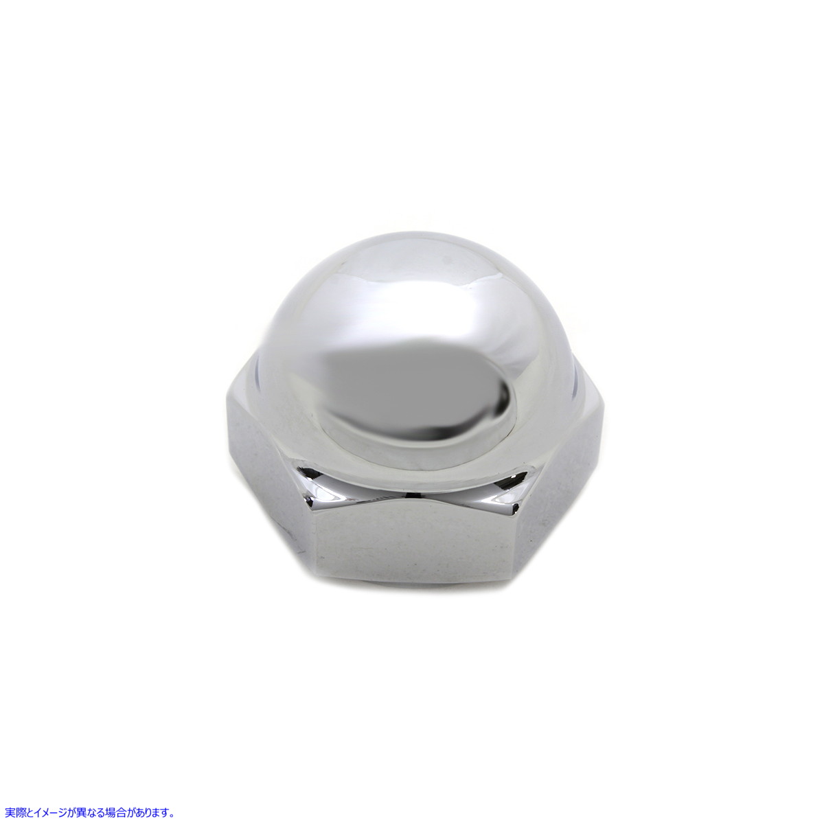 7802-1 クローム エイコーン トリプル ツリー ステム ナット ショルダー付き 取寄せ Vツイン Chrome Acorn Triple Tree Stem Nut