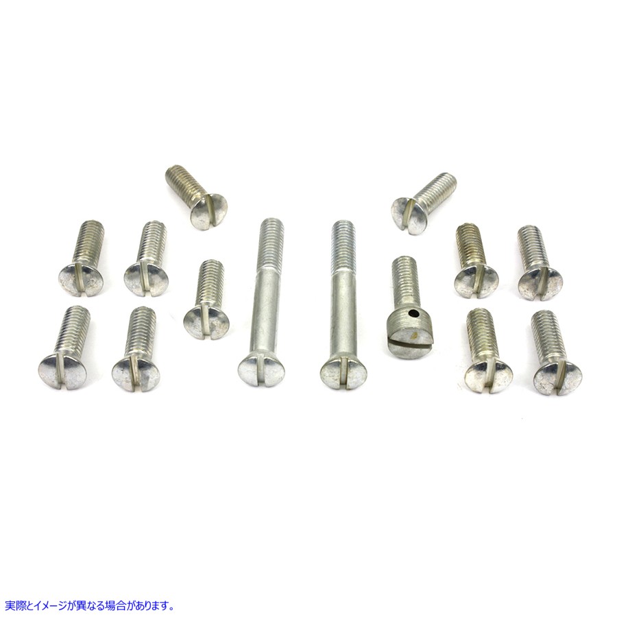 8148-13 カドミウム トランスミッション トップ カバー スクリュー キット 取寄せ Vツイン Cadmium Transmission Top Cover Scre