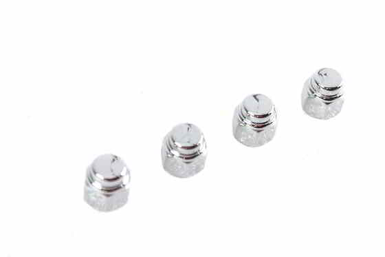 8417-4 クローム キャップ ナット 細目 5/16 インチ-24 ネジ 取寄せ Vツイン Chrome Cap Nut Fine 5/16 inch-24 Thread (検索用