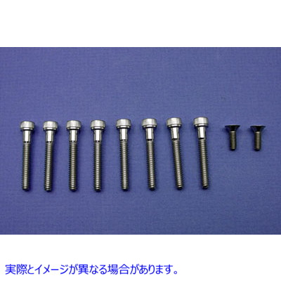 8766-10T 【廃番】 ハンドルバー スイッチ ハウジング 六角ネジ クローム 取寄せ Vツイン Handlebar Switch Housing Allen Screw