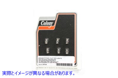 8770-6 グリースフィッティング 5/16 インチ X 32 ネジ Grease Fitting 5/16 inch X 32 Thread 取寄せ Vツイン (検索用／ Colony