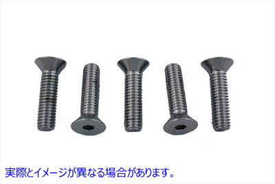8847-5 フロントディスク用クロームボルト 7/16インチ X 14インチ X 1-3/4インチ 取寄せ Vツイン Chrome Bolt for Front Disc 7/