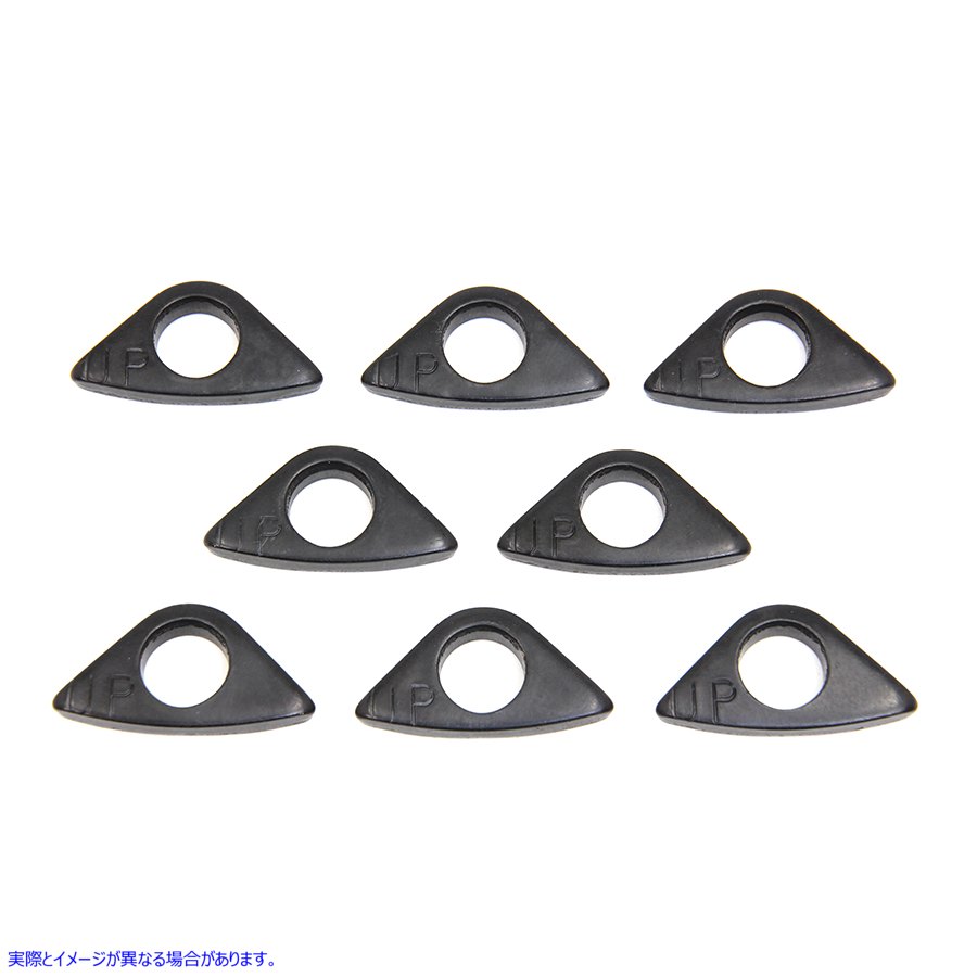 8861-8 シリンダーベースワッシャータブ ブラック 取寄せ Vツイン Cylinder Base Washer Tab Black (検索用／ Colony A-1351T
