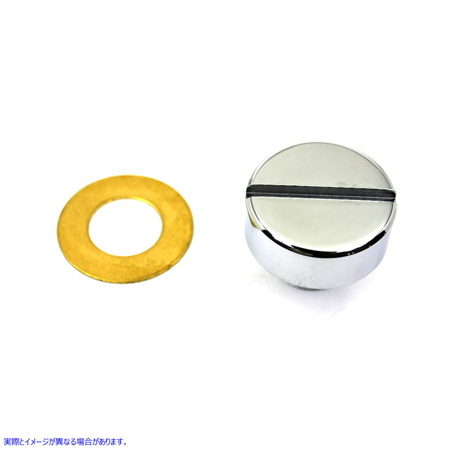 9607-2 オイルポンプ リリーフバルブプラグ クローム 取寄せ Vツイン Oil Pump Relief Valve Plug Chrome (検索用／ Colony
