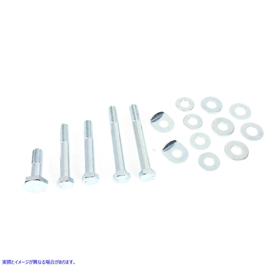 9627-19T モーターマウントボルトキット 亜鉛 取寄せ Vツイン Motor Mount Bolt Kit Zinc (検索用／