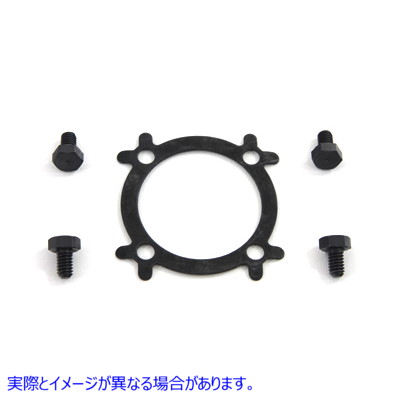 9682-5T Linkert エア クリーナー マウント スクリューおよびロック キット 取寄せ Vツイン Linkert Air Cleaner Mount Screw an