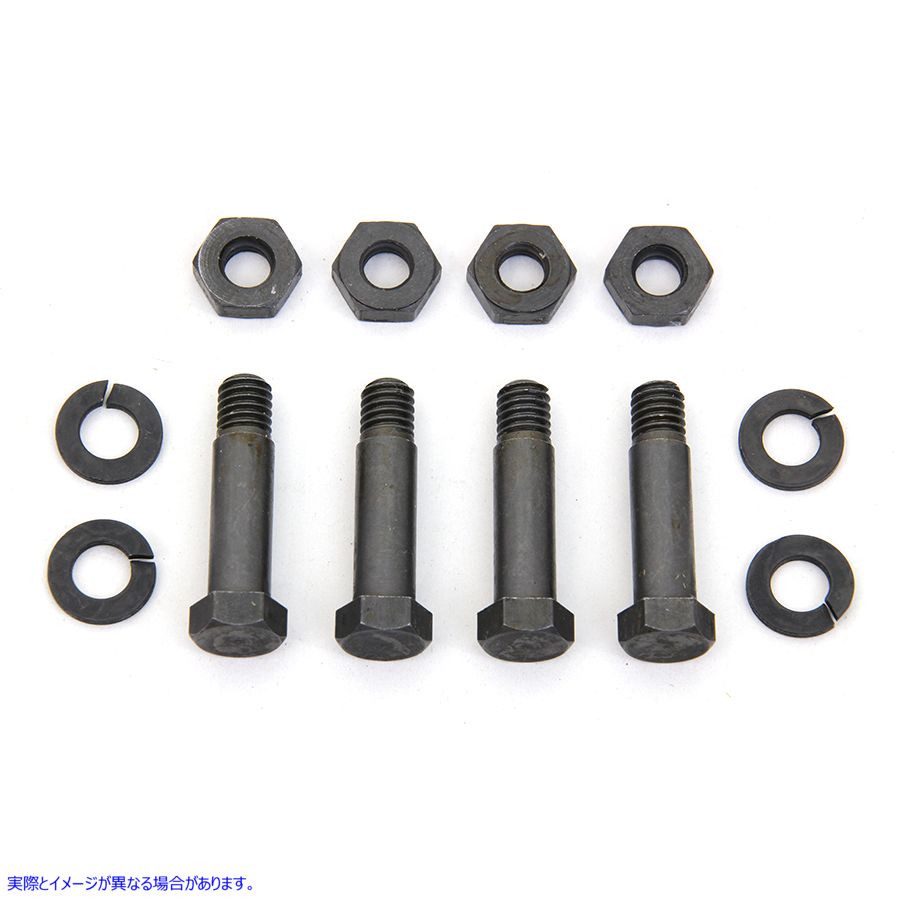9685-12 フットボードパーカーライズドヒンジボルト 取寄せ Vツイン Footboard Parkerized Hinge Bolt (検索用／