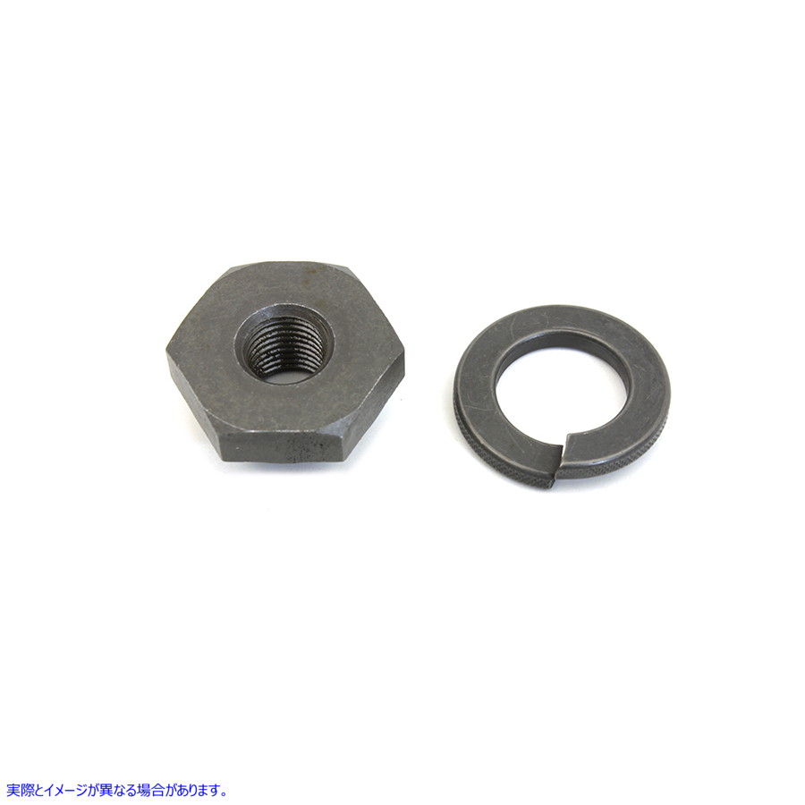 9691-2 シートポストロッドロックナットとロックワッシャー 取寄せ Vツイン Seat Post Rod Lock Nut and Lock Washer (検索用／5