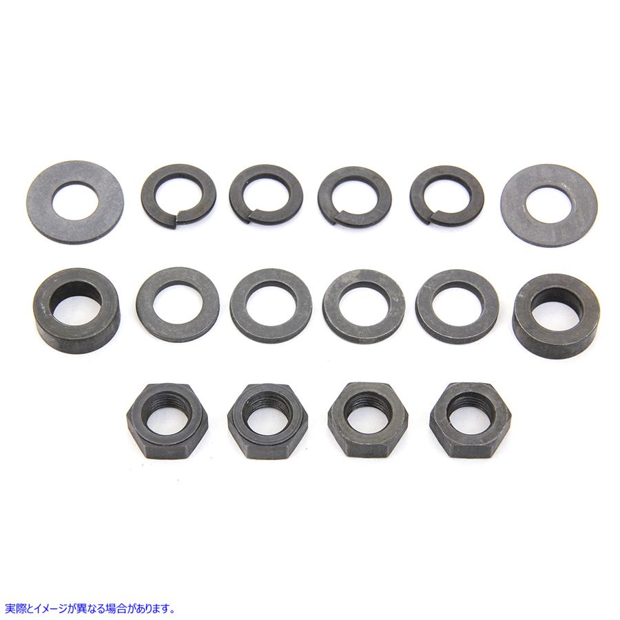 9905-16 フットボードスタッドマウントキットパーカーライズド 取寄せ Vツイン Footboard Stud Mount Kit Parkerized (検索用／